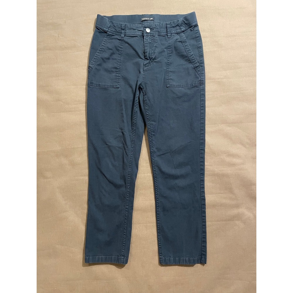 Toad & Co Earthworks Pants Size 6 Blue 25" Inseam Organic Cotton Lightweight